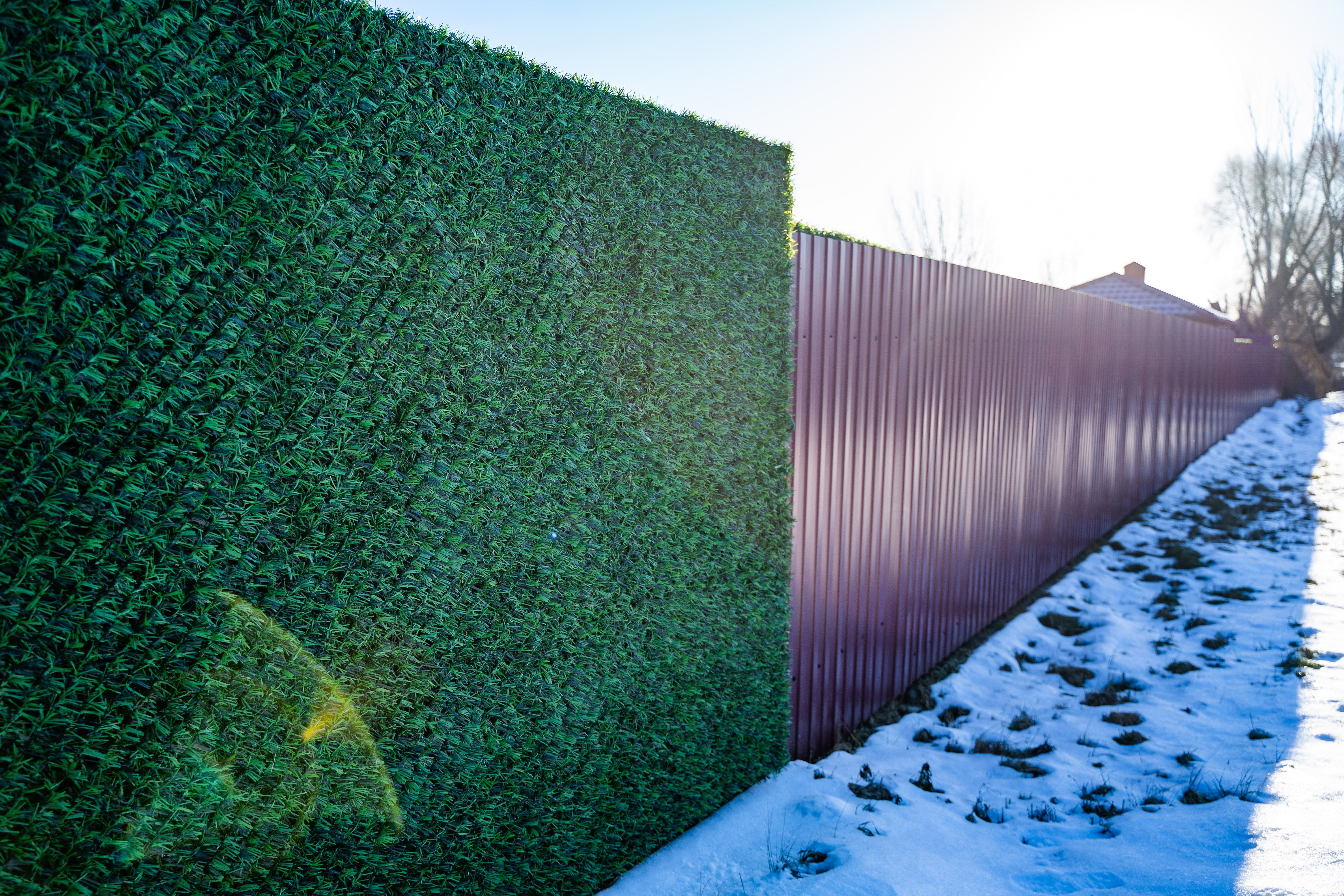 Вечнозеленый забор Grass Fence рулон 2м фото 11 в Туле